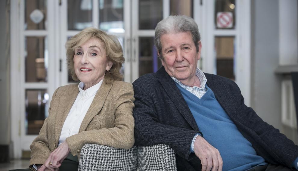 Jorge Herralde y Lali Gubern.