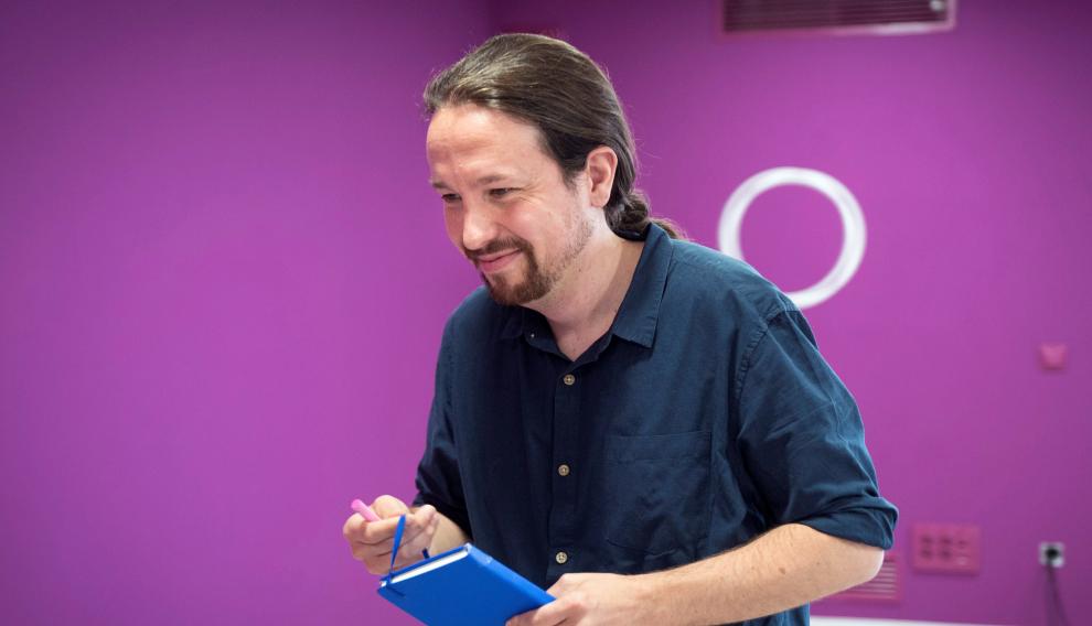 El secretario general de Podemos, Pablo Iglesias