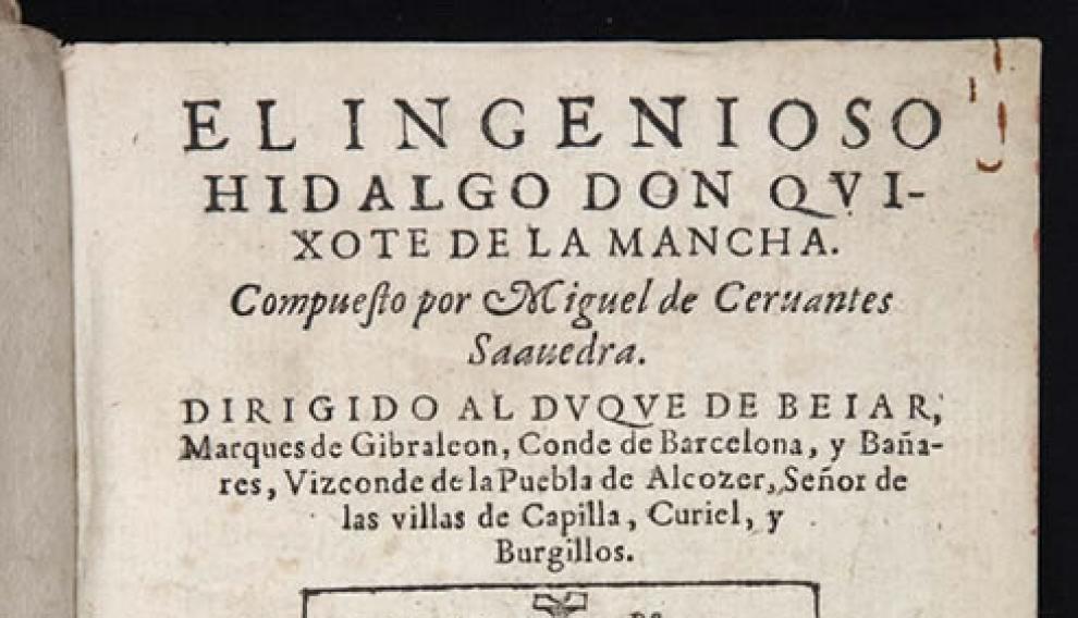 Primera edición de Don Quijote