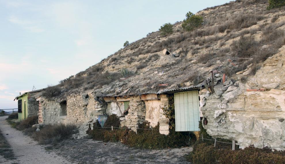 Casas cueva en Alcalá de Gurrea.