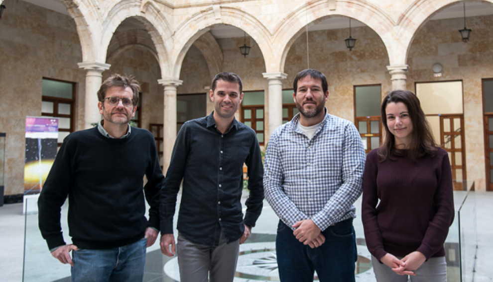 Luis Plaja, Carlos Hernández García, Julio San Román y Laura Rego.