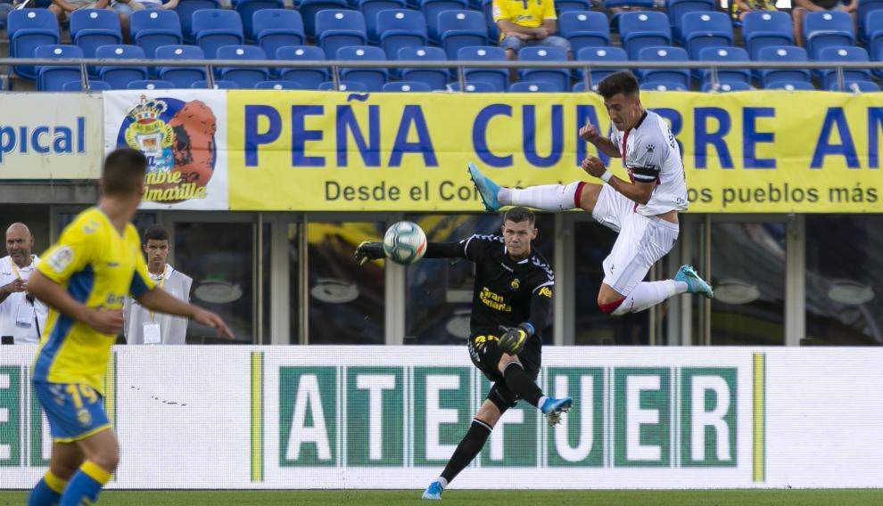 Una de las jugadas del partido