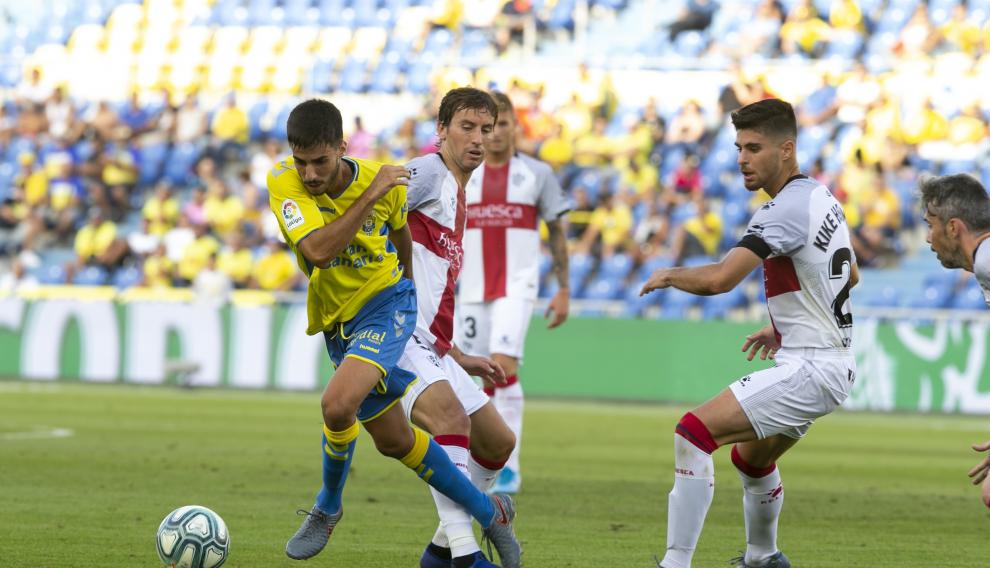 Una de las jugadas del partido