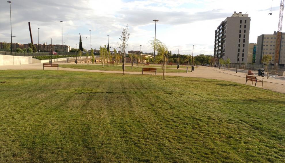Parque que la AVV Barrio Jesús quiere que se bautice con el nombre de Ana María Suárez