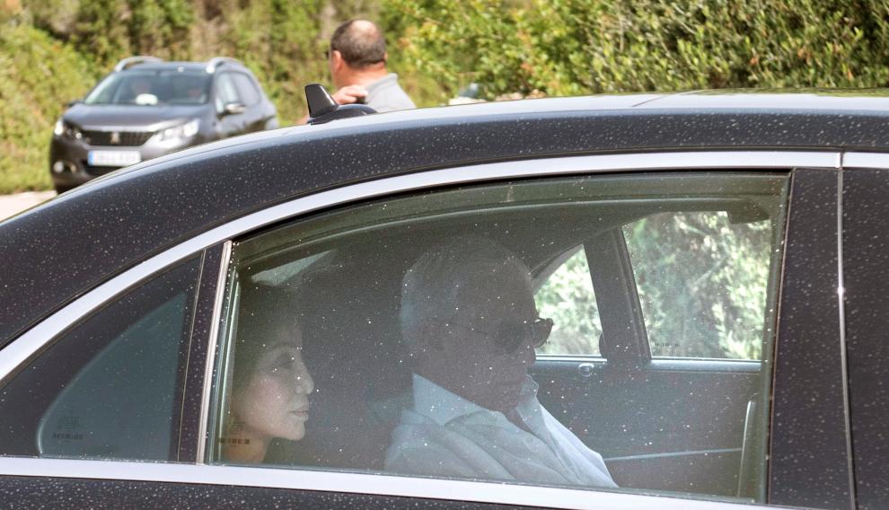 Llegada de Mario Vargas Llosa e Isabel Preysler