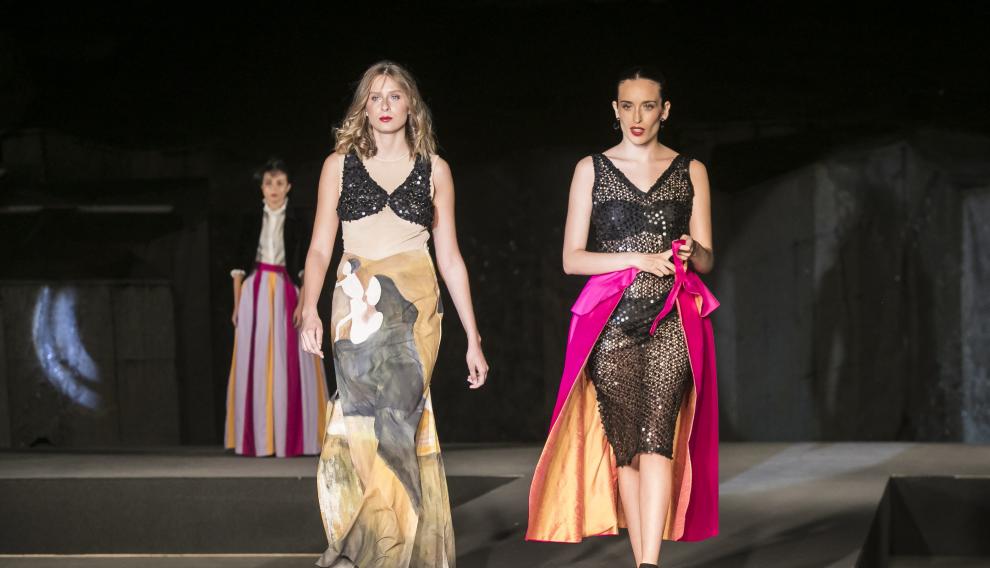 La moda inspirada en Goya se hace hueco en la plaza del Pilar