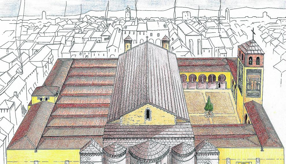 Sobre estas líneas, el templo cristiano inserto en la antigua mezquita
