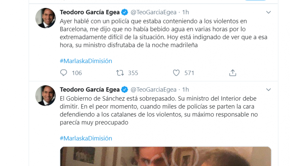Tuits de Teodoro García Egea