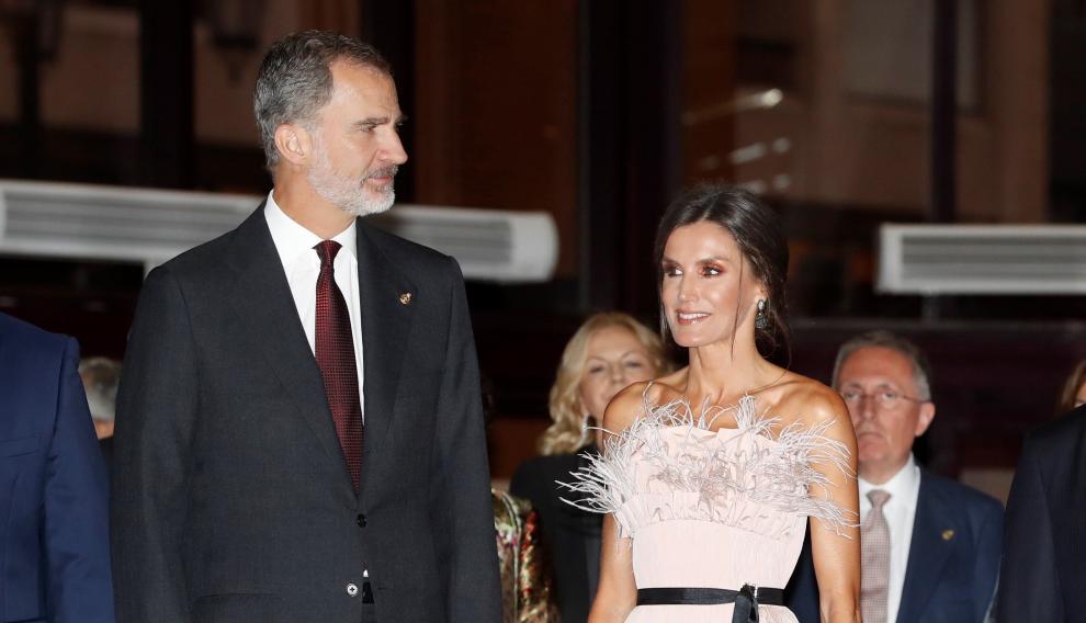 La Reina, con un top de The 2nd Skin Co, la firma del zaragozano Antonio Burillo.