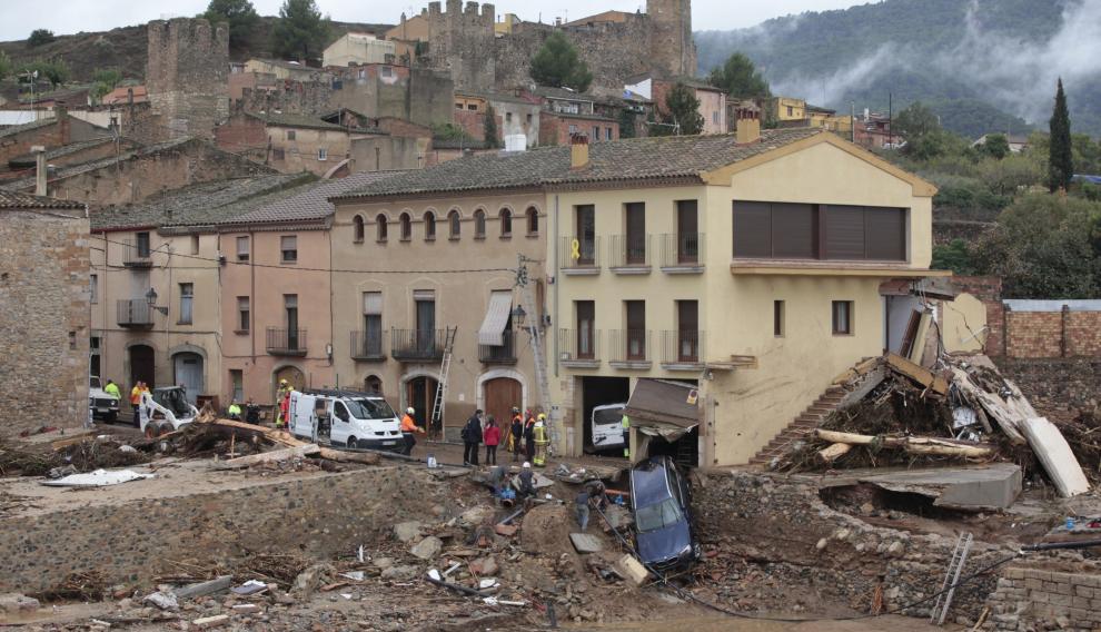Temporal de lluvias en Cataluña