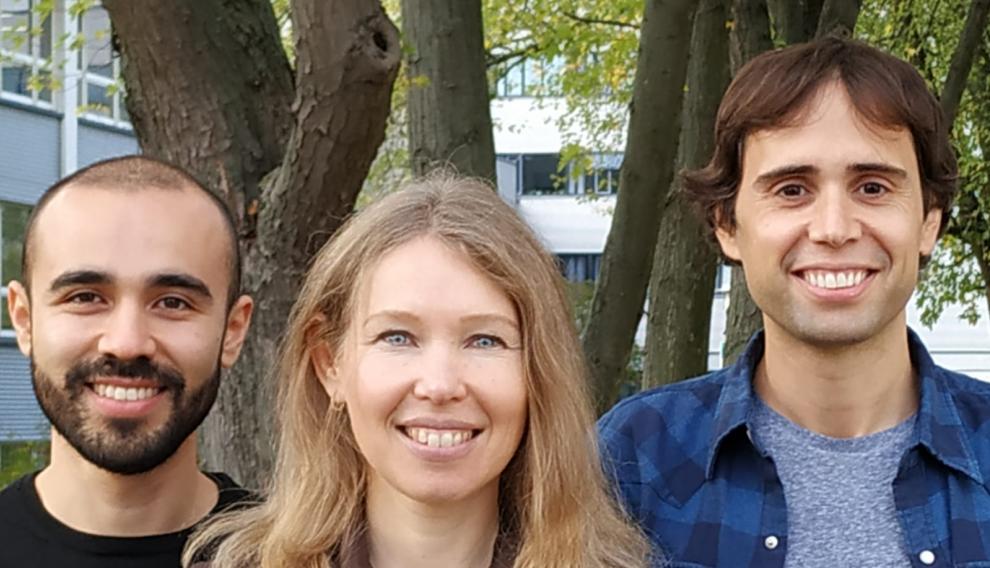 De izquierda a derecha, Andrés Ordoñez, Olga Smirnova y David Ayuso