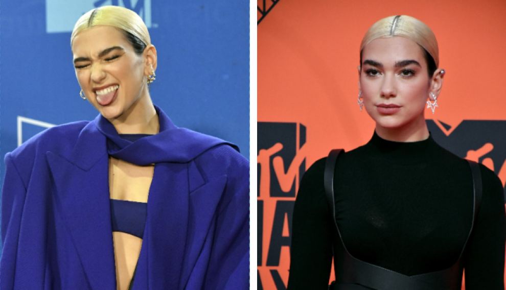 Dua Lipa, en los MTV europeos celebrados en Sevilla.