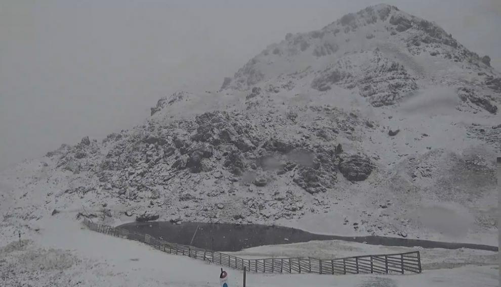 Nieve en la zona de Anayet de la estación de Formigal
