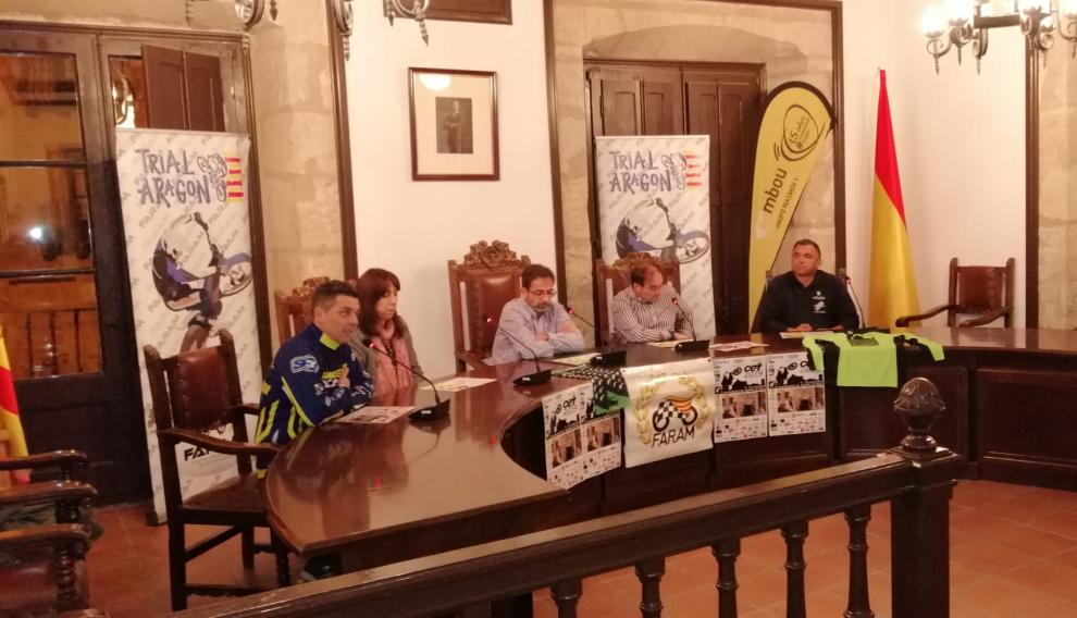 Presentación del Campeonato de España de trial en Valderrobres
