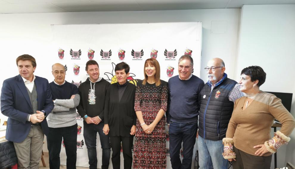 Asistentes a la presentación de la iniciativa QH Gastro, que se ha dado a conocer este martes en Sabiñánigo.