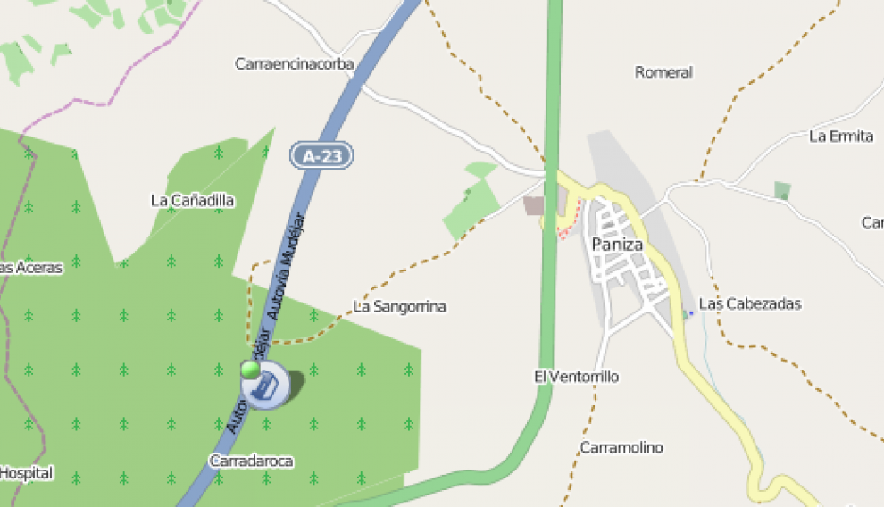 Lugar del accidente