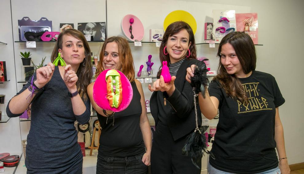 María Terol, Lurdes Orellana, Diana González y Jara Barrero, de Desmontando a la Pili.