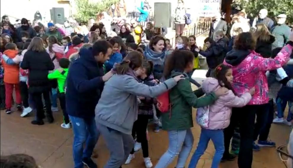 Ni que decir tiene que los escolares, además de reflexionar, lo pasaron fenomenal