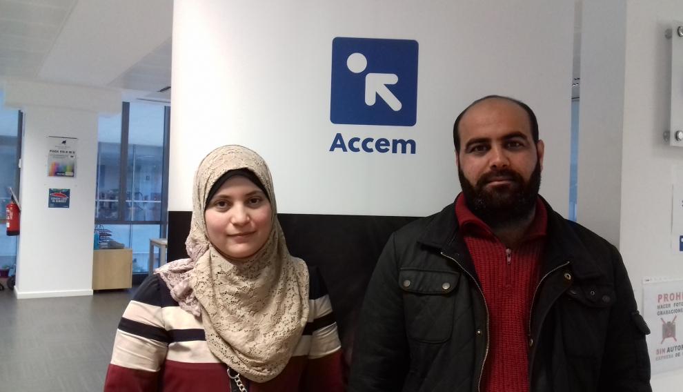 Mariam Mustafa y Sari Alelaiwi.