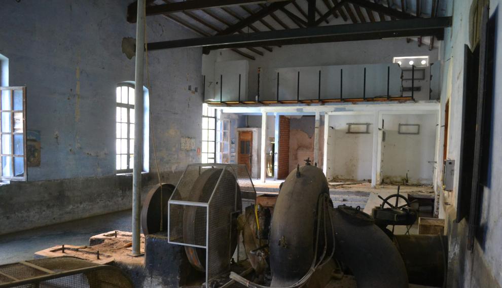 Imagen interior de un molino harinero del Maestrazgo.