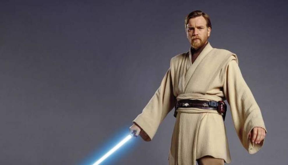 Ewan Mcgregor como Obi wan Kenobi.