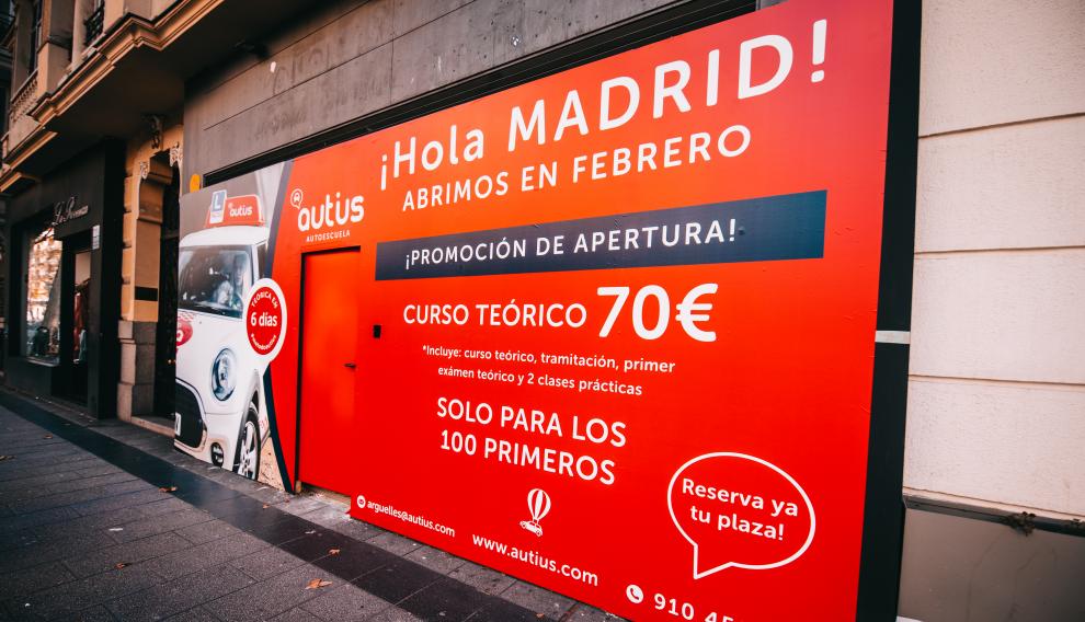 Autoescuela autis abre su primer centro en Madrid después de abrir otros cinco en Zargoza y Huesca desde 2017.