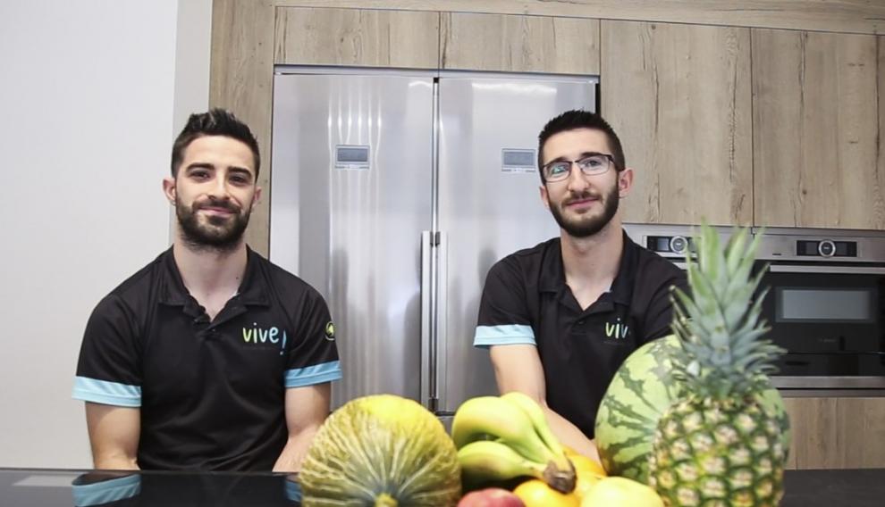 Raúl Luzón y Javier Sánchez, nutricionistas de la escuela de salud Vive!