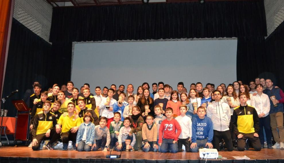 Premiados en la Gala del Deporte de Tauste