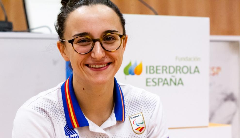 La nadadora paralímpica zaragozana María Delgado Nadal