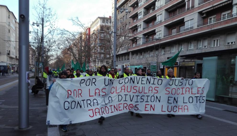 Manifestación convocada por FCC.