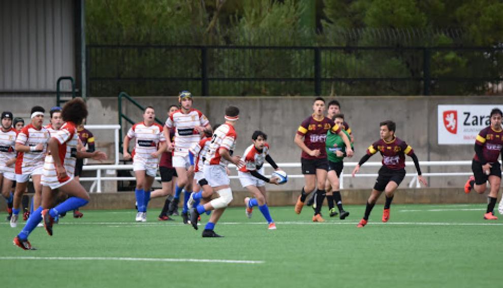 Selección aragonesa de rugby sub16-18.