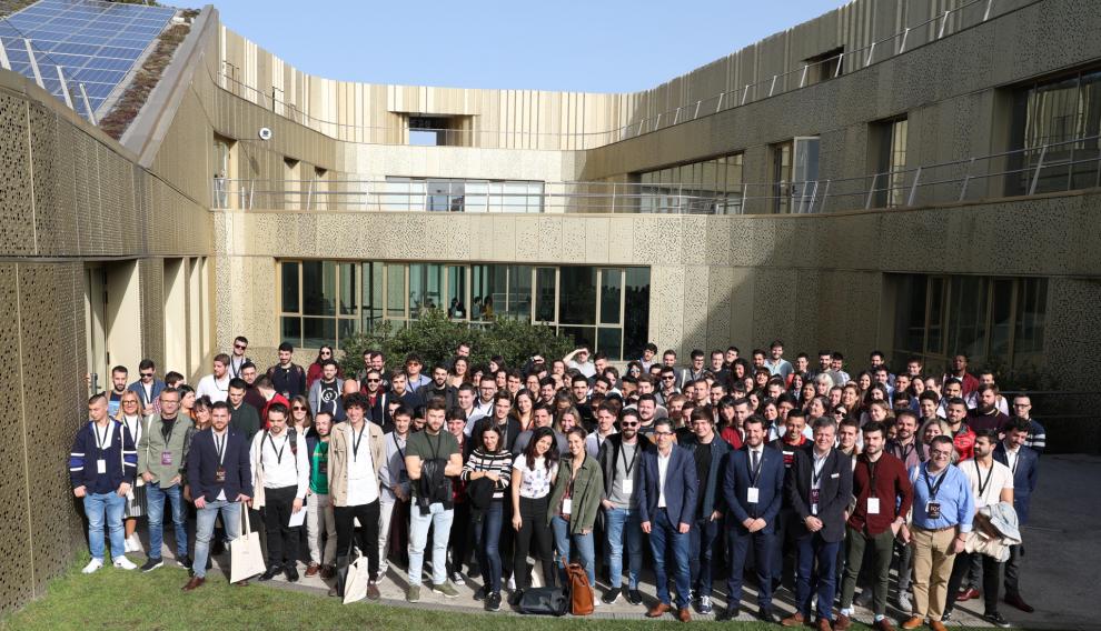 Foto de familia de los jóvenes talentos elegidos por el Basque Culinary Center.