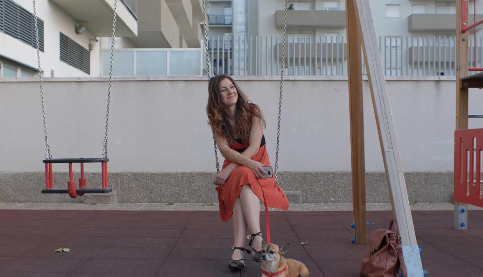 Nuria Ribó y 'Mujeres al atardecer'.