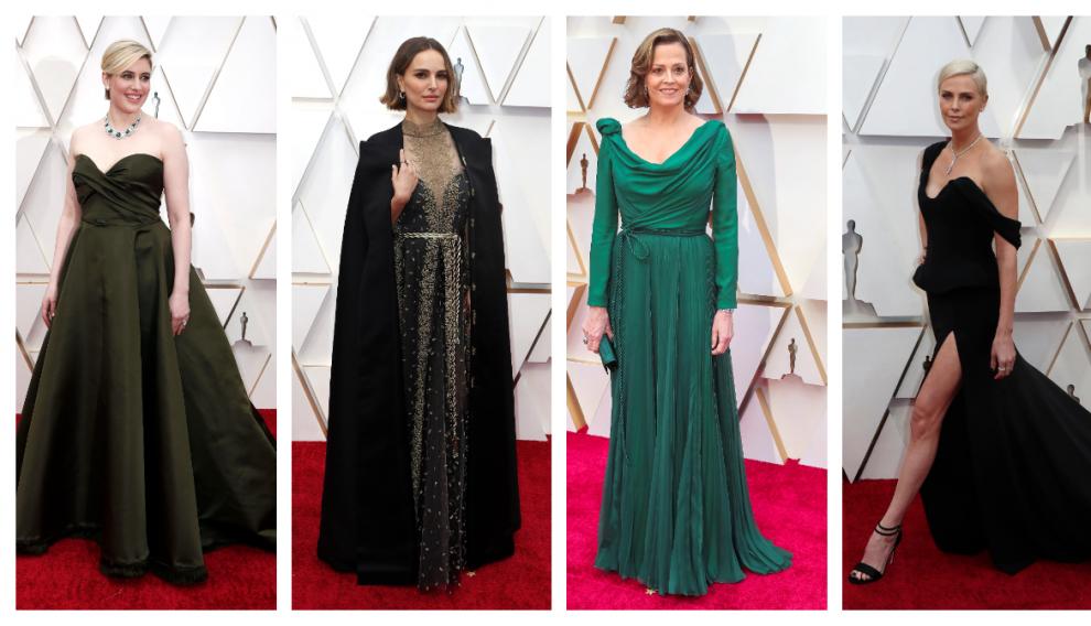 Greta Werwig, Natalie Portman, Sigourney Weaver y Charlize Theron.