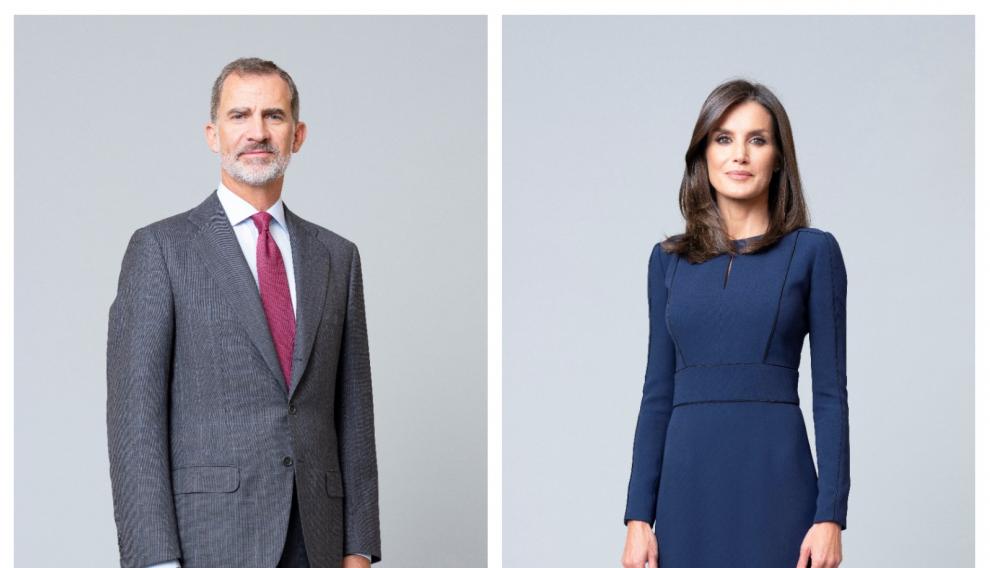 Los Reyes -Felipe VI y Letizia-, en una fotografía realizada recientemente en el Palacio de la Zarzuela