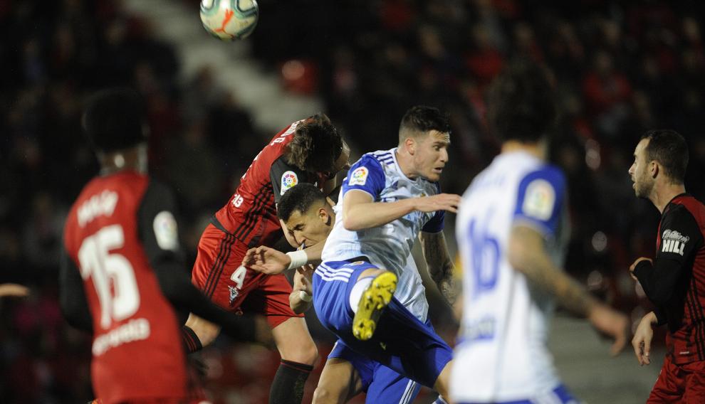 Partido Mirandés-Real Zaragoza disputado en Anduva