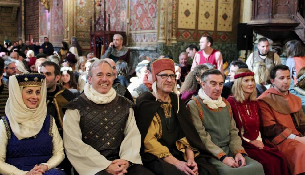 Amplia presencia de representantes públicos aragoneses en las Bodas de Isabel en Teruel.