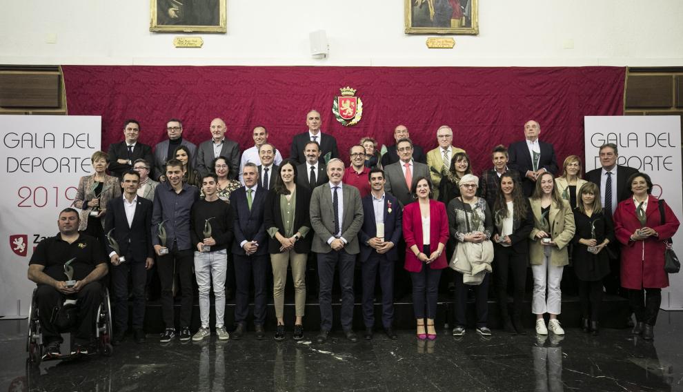 Premiados en la Gala del Deporte de Zaragoza 2019