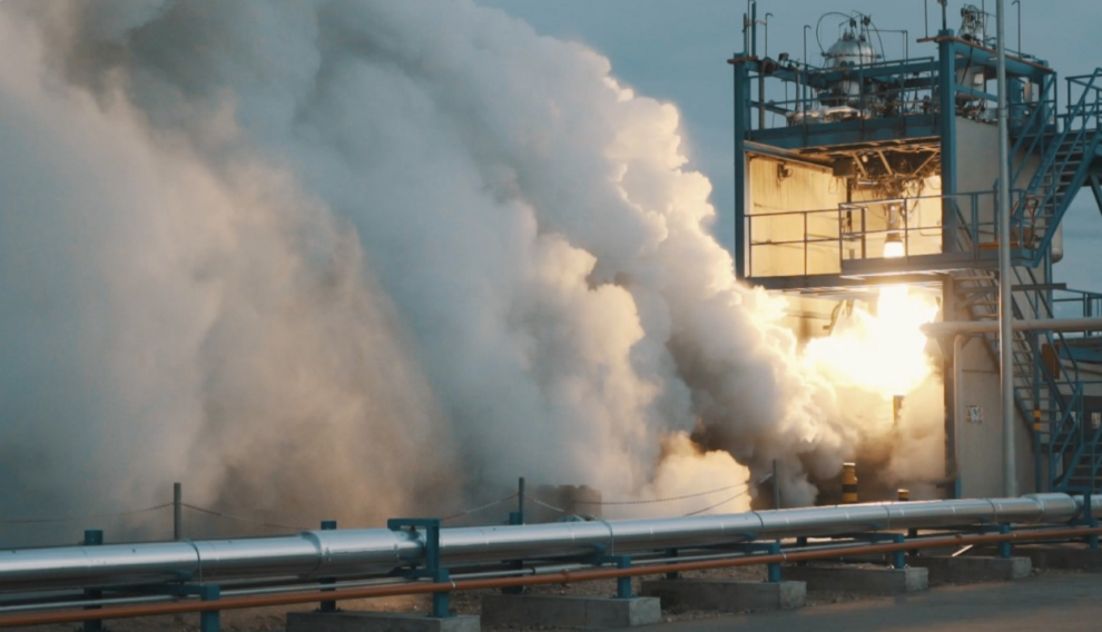 La empresa PLD Space acaba de ensayar en el aeropuerto de Teruel el motor del cohete Miura 1, que lanzará satélites espaciales.