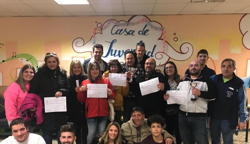 Torneo de futbolín en Casetas.