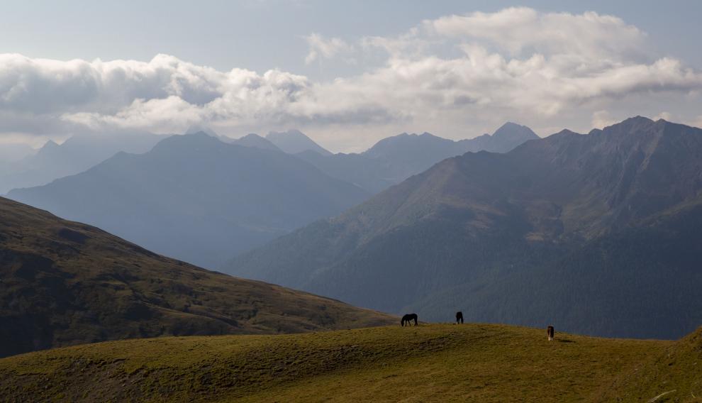 Una imagen de los Alpes facilitada por Nuria.