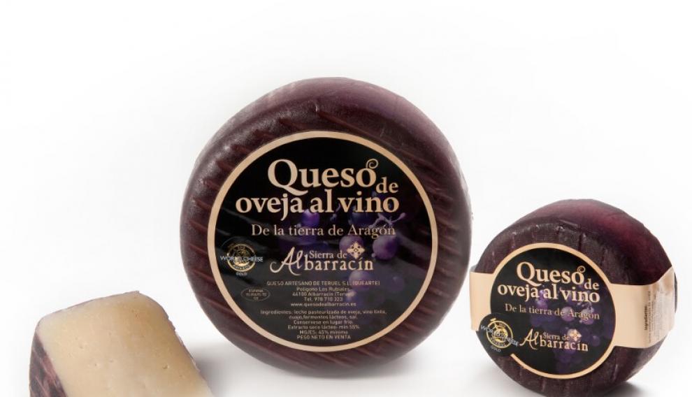 Queso de oveja al vino, de la Quesería Sierra de Albarracín.