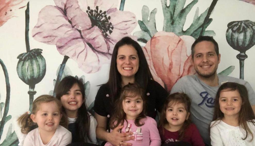 Familia numerosa Vanesa Plou de Épila