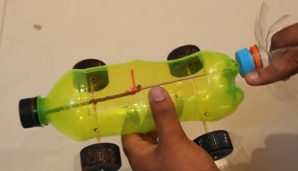 Un bólido de carreras hecho en casa.