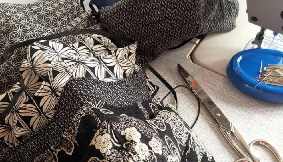 Las mascarillas de la diseñadora Lucía Rodríguez.