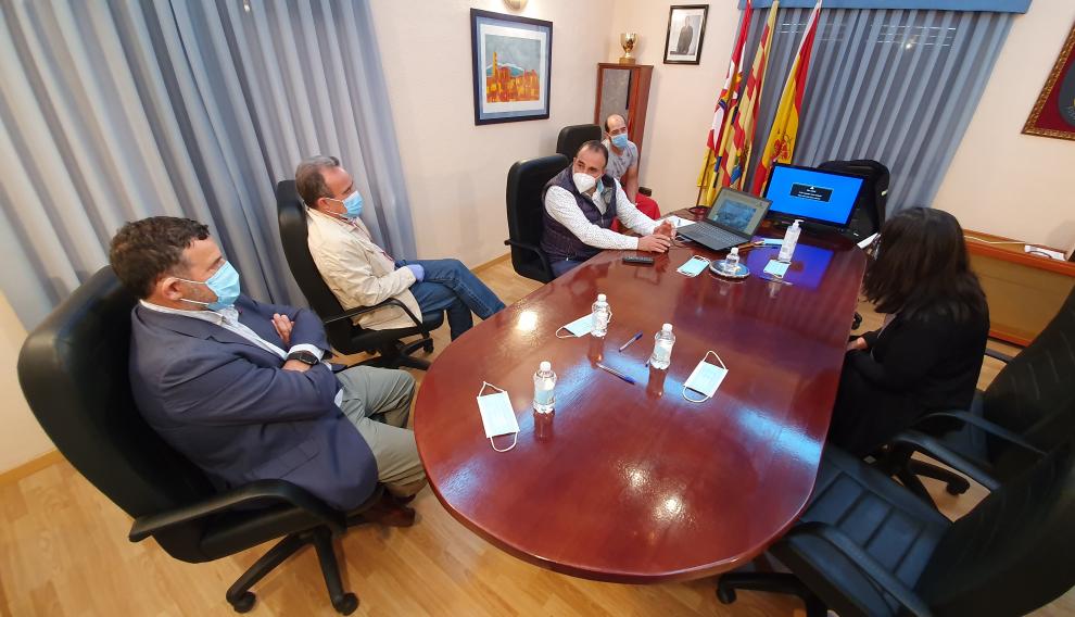 Sánchez Quero visita la comarca Campo de Borja para conocer los daños por las fuertes lluvias