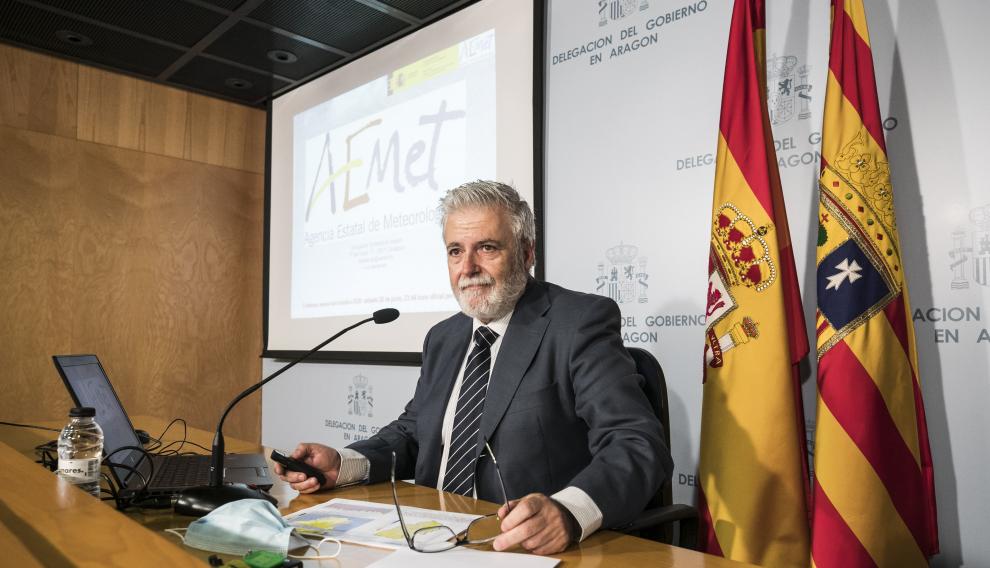 Rafael Requena durante la rueda de prensa.