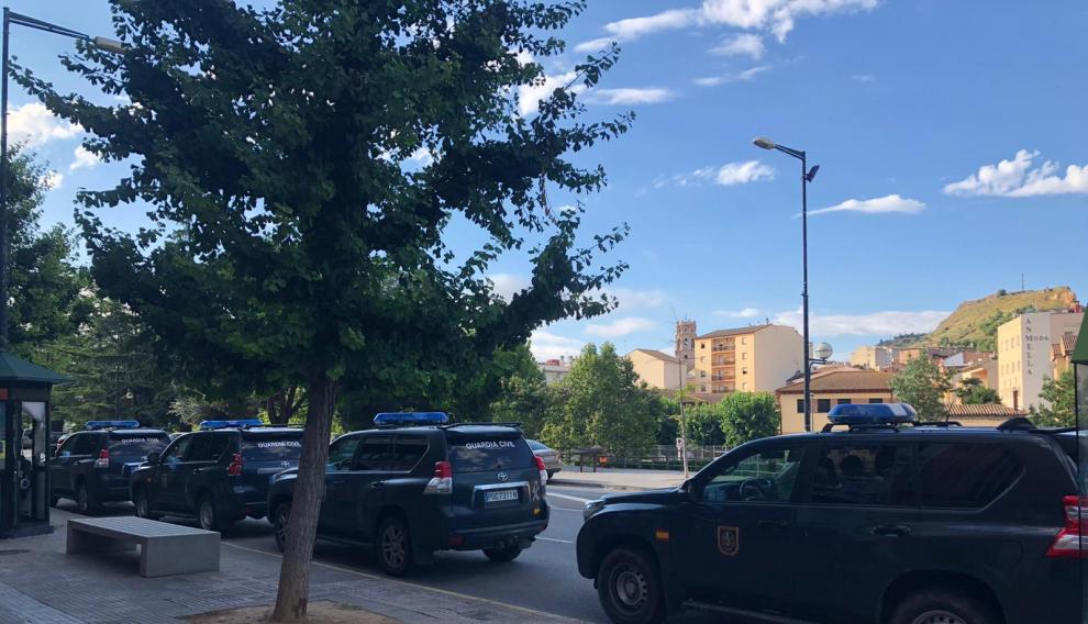 Operación antidroga en Monzón.