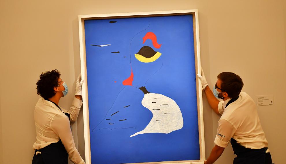 El cuadro de Miró subastado este lunes en Londres.