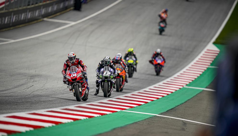 Carrera de Moto GP en Austria